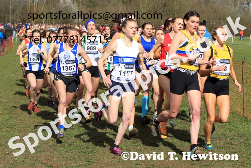 Senior Womens 2022 CAU Inter Counties Cross Country, Prestwold Hall, Loughborough.  Photo: David T. Hewitson/Sports for All Pics